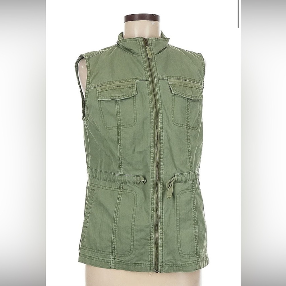 Merona Sage Green Sleeveless Vest